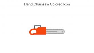 Hand Chainsaw Colored Icon In Powerpoint Pptx Png And Editable Eps Format