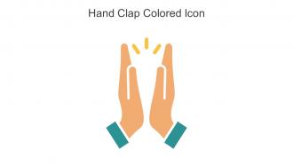 Hand Clap Colored Icon In Powerpoint Pptx Png And Editable Eps Format