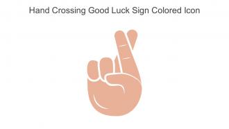 Hand Crossing Good Luck Sign Colored Icon In Powerpoint Pptx Png And Editable Eps Format