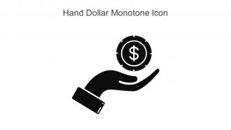Hand Dollar Monotone Icon In Powerpoint Pptx Png And Editable Eps Format