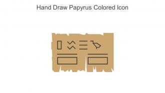 Hand Draw Papyrus Colored Icon In Powerpoint Pptx Png And Editable Eps Format