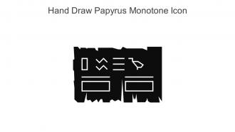 Hand Draw Papyrus Monotone Icon In Powerpoint Pptx Png And Editable Eps Format