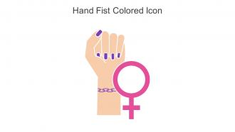 Hand Fist Colored Icon In Powerpoint Pptx Png And Editable Eps Format