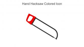 Hand Hacksaw Colored Icon In Powerpoint Pptx Png And Editable Eps Format