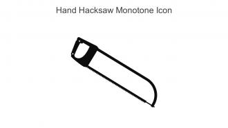 Hand Hacksaw Monotone Icon In Powerpoint Pptx Png And Editable Eps Format
