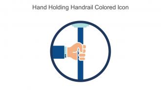 Hand Holding Handrail Colored Icon In Powerpoint Pptx Png And Editable Eps Format
