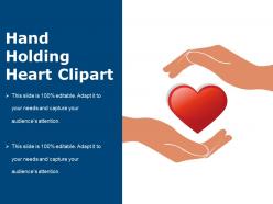 Hand holding heart clipart powerpoint slide show