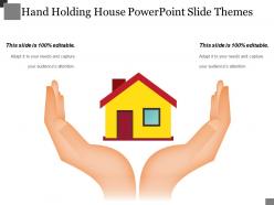 Hand holding house powerpoint slide themes