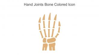 Hand Joints Bone Colored Icon In Powerpoint Pptx Png And Editable Eps Format
