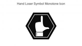 Hand Loser Symbol Monotone Icon In Powerpoint Pptx Png And Editable Eps Format