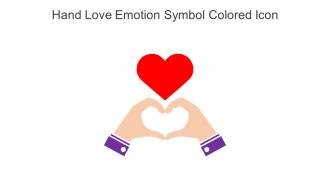 Hand Love Emotion Symbol Colored Icon In Powerpoint Pptx Png And Editable Eps Format