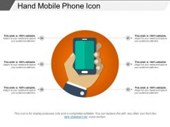 Hand Mobile Phone Icon