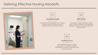 Hand off Communication in Nursing PPT Sample VA Image Interactive