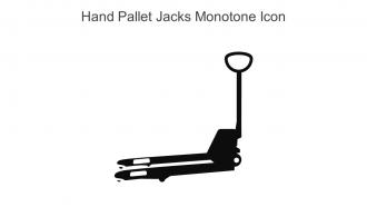 Hand Pallet Jacks Monotone Icon In Powerpoint Pptx Png And Editable Eps Format