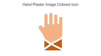 Hand Plaster Image Colored Icon In Powerpoint Pptx Png And Editable Eps Format