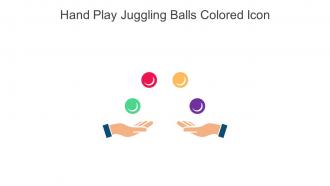 Hand Play Juggling Balls Colored Icon In Powerpoint Pptx Png And Editable Eps Format
