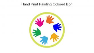 Hand Print Painting Colored Icon In Powerpoint Pptx Png And Editable Eps Format