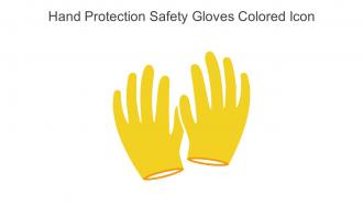 Hand Protection Safety Gloves Colored Icon In Powerpoint Pptx Png And Editable Eps Format