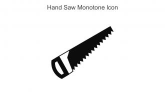 Hand Saw Monotone Icon In Powerpoint Pptx Png And Editable Eps Format