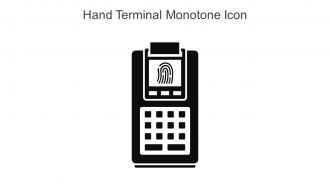 Hand Terminal Monotone Icon In Powerpoint Pptx Png And Editable Eps Format