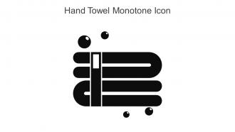 Hand Towel Monotone Icon In Powerpoint Pptx Png And Editable Eps Format