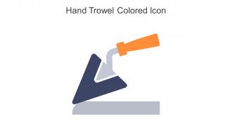Hand Trowel Colored Icon In Powerpoint Pptx Png And Editable Eps Format