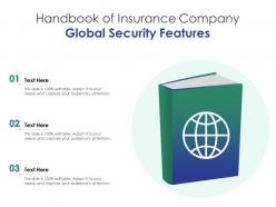 Handbook of insurance company global security features