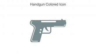 Handgun Colored Icon In Powerpoint Pptx Png And Editable Eps Format