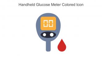 Handheld Glucose Meter Colored Icon In Powerpoint Pptx Png And Editable Eps Format