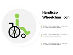 Handicap wheelchair icon