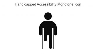 Handicapped Accessibility Monotone Icon In Powerpoint Pptx Png And Editable Eps Format