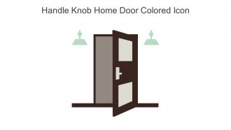 Handle Knob Home Door Colored Icon In Powerpoint Pptx Png And Editable Eps Format