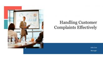 Handling Customer Complaints Effectively PPT Template AT
