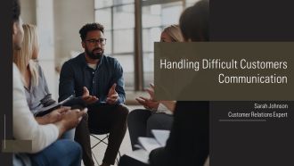 Handling Difficult Customers Communication PPT Sample AT