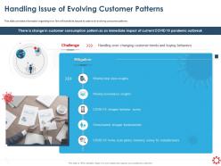 Handling issue of evolving customer patterns insights ppt styles outfit