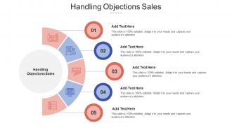 Handling Objections Sales Ppt Powerpoint Presentation Professional Smartart Cpb