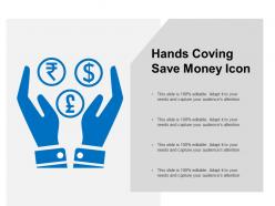 Hands Coving Save Money Icon