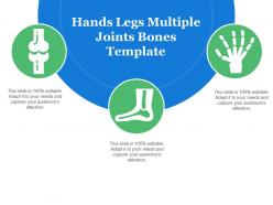 Hands legs multiple joints bones template