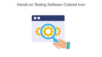 Hands On Testing Software Colored Icon In Powerpoint Pptx Png And Editable Eps Format
