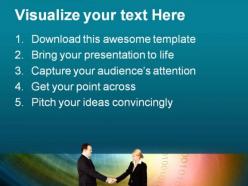 Handshake business powerpoint templates and powerpoint backgrounds 0211