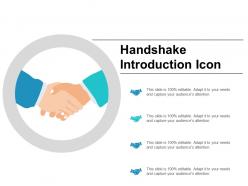 Handshake introduction icon