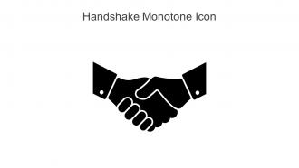 Handshake Monotone Icon In Powerpoint Pptx Png And Editable Eps Format