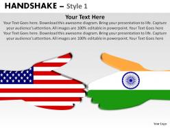 Handshake style 1 powerpoint slides