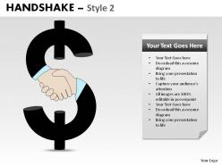 Handshake Style 2 Powerpoint Slides