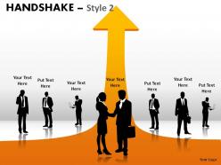 Handshake style 2 powerpoint slides