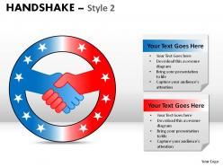 Handshake style 2 powerpoint slides