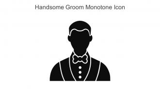 Handsome Groom Monotone Icon In Powerpoint Pptx Png And Editable Eps Format