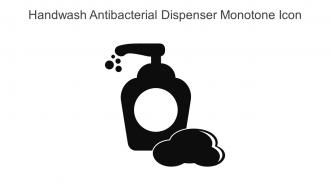 Handwash Antibacterial Dispenser Monotone Icon In Powerpoint Pptx Png And Editable Eps Format