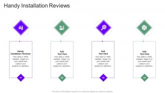 Handy Installation Reviews In Powerpoint And Google Slides Cpb