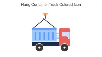 Hang Container Truck Colored Icon In Powerpoint Pptx Png And Editable Eps Format
